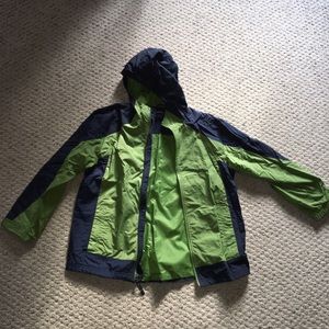 LL Bean Boys XL Rain Coat